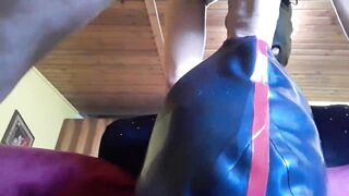 Laura on Heels amateur 2021. Sloppy blowjob hooded masked