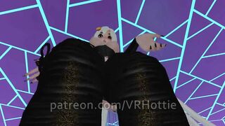 Slamming your Face with Thicc Thighs Cock Riding White Hair Fat Ass Heels POV Lap Dance