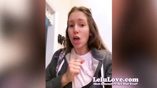 Homemade pornstar recapping NIGHTMARE close call plus nude behind the scenes adventures & POV femdom & more - Lelu Love