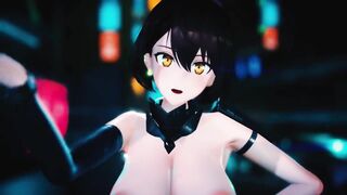 Mmd R18 Girls Baltimore Azur Lane Big Tits Sexy