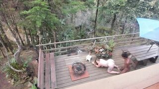 PAWG FUCKS 11 INCH BBC ALL OVER OUTDOORS - @elKonguito @sweetauroramae