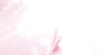 Bubble-covered Nipple Masturbation【angle from the Side】