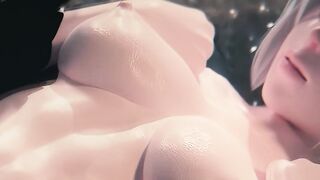 PMV Nier Automata 2B Anal Creampie