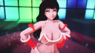 Mmd R18 Hot and Sexy Sexy with Melon Milk - Blake Bikini Santa Outfit