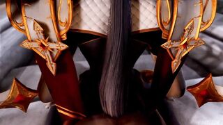 (POV) THIS DARK ELF PRIESTESS WILL PLEASE YOU WITH HER PERFECT ASS FROM AN ISEKAI HENTAI