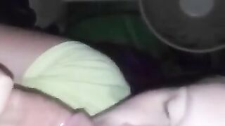 Bitch spitting on my dick