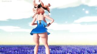 Dancing makes Big Titted Maiko Horny as Fuck - a Duskhaven MMD HMV