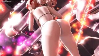 Dancing makes Big Titted Maiko Horny as Fuck - a Duskhaven MMD HMV