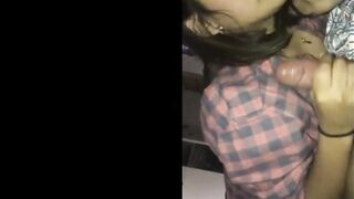 Asian Teen  From Tinder Give Me A Blowjob At The First Date !