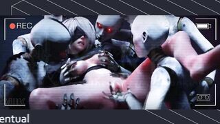 NIER AUTOMATA all that Emotional Oranges HD HMV