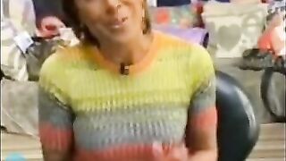 Jerk off challenge Robin Roberts