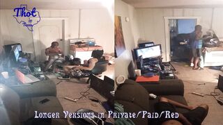 Share Swap Ebont Thot Tag Team Threesome Big Ass Ebony Black Guys in Studio Thotintexas Sex Video