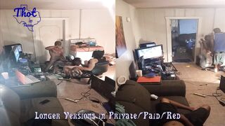 Share Swap Ebont Thot Tag Team Threesome Big Ass Ebony Black Guys in Studio Thotintexas Sex Video