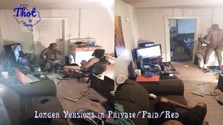 Share Swap Ebont Thot Tag Team Threesome Big Ass Ebony Black Guys in Studio Thotintexas Sex Video