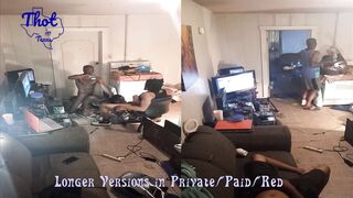 Share Swap Ebont Thot Tag Team Threesome Big Ass Ebony Black Guys in Studio Thotintexas Sex Video