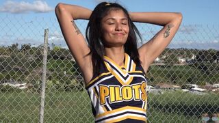 4K CHEERLEADER ARMPITS *real Life Cheerleader*