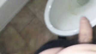 Pissing on the floor