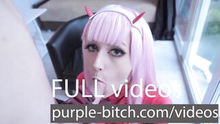 My first B G Anal video Zero Two