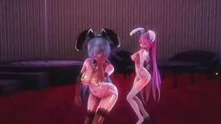 Mmd R18 Bunny Baku Fuck Hardcore after Concert 3d Hentai