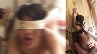 Asian HARD Anal Facial Expression Reaction!