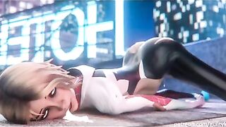 Spider-gwen X Venom Comic Porn