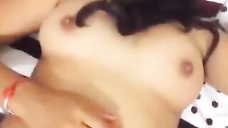 Desi Indian sexy cute couple recording their love sex