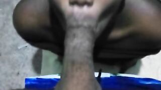 Ebony Teen let me Pull it out for you and Put it in my Mouth