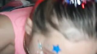 Cosplay Soppy Blowjob for Memorial Weekend Swallowing Massive Cumshot