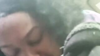 BBW Swallowing Nut in the Rain