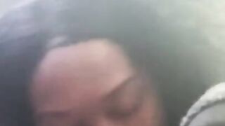 BBW Swallowing Nut in the Rain