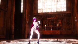 Mmd Genshin Impact Rosaria Big Tits Sexy Lady 3d Hentai Hot and Sexy