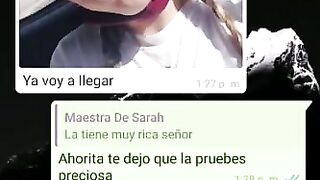 Me Cojo a Maestra De Mi Hija y me Corro En Su Cara