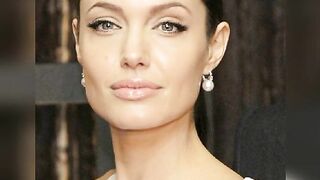 Angelina Jolie (Face) Jerk Off Challenge - With Moan.