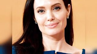 Angelina Jolie (Face) Jerk Off Challenge - With Moan.