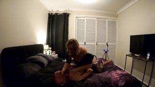 Bound and Gagged as she Fucks his Ass into another Dimension - MIN MOO