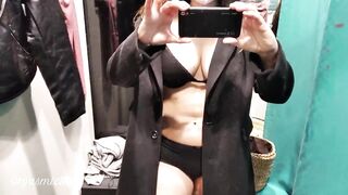 I Play with my Pussy in the Changing Rooms - OrgasmicMilf