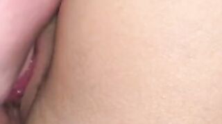 Sexy Brunette Cumming Hard in my Mouth