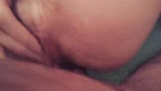 First Time Painful Anal in a Teenager's Tight ASS with Anal Creampie!! try to not Cum???? POV