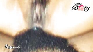 I want you in my Ass Daddy - Close up Anal Fuck and Creampie for Zylonbooty