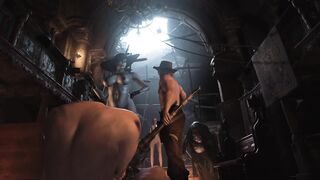 Resident Evil 8 - Nude Lady Dimitrescu Resident Evil Village: Tall Vampire Lady - behind Scenes