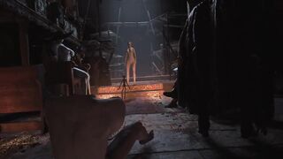 Resident Evil 8 - Nude Lady Dimitrescu Resident Evil Village: Tall Vampire Lady - behind Scenes