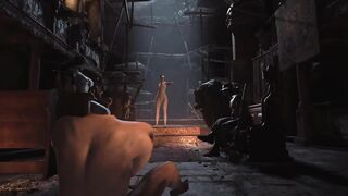 Resident Evil 8 - Nude Lady Dimitrescu Resident Evil Village: Tall Vampire Lady - behind Scenes