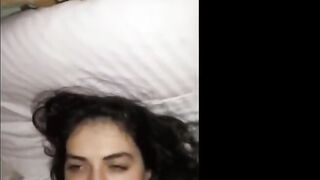 19yo Turkish slut sucks and swallows cum