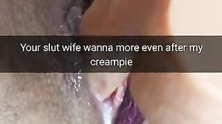 Cheating wife get breeding creampie,but still wanna more sex