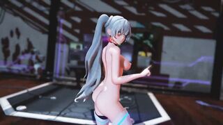 Mmd R18 Weiss the White Lady Cum Hunter will Suck you Dry