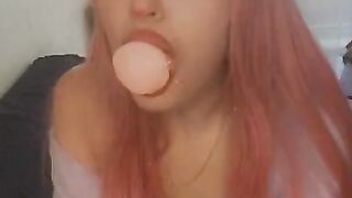 Deep Milky Blow Job from Sexy Anime girl-BambiettaValentain