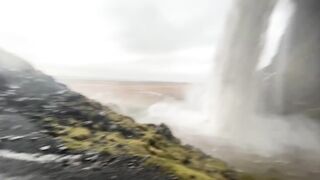 Fucking behind Seljalandsfoss - BJ and Sex behind this Beautiful Icelandic Tourist Waterfall