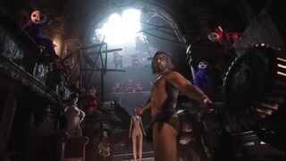 Resident Evil 8 - Nude Lady Dimitrescu Resident Evil Village: NEW Pubic Hair BDSM - White Skin