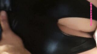 I Wear for him new Sexy Open Body Latex