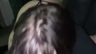 POV: BabyGirl in Pigtails Loves Sucking Cock